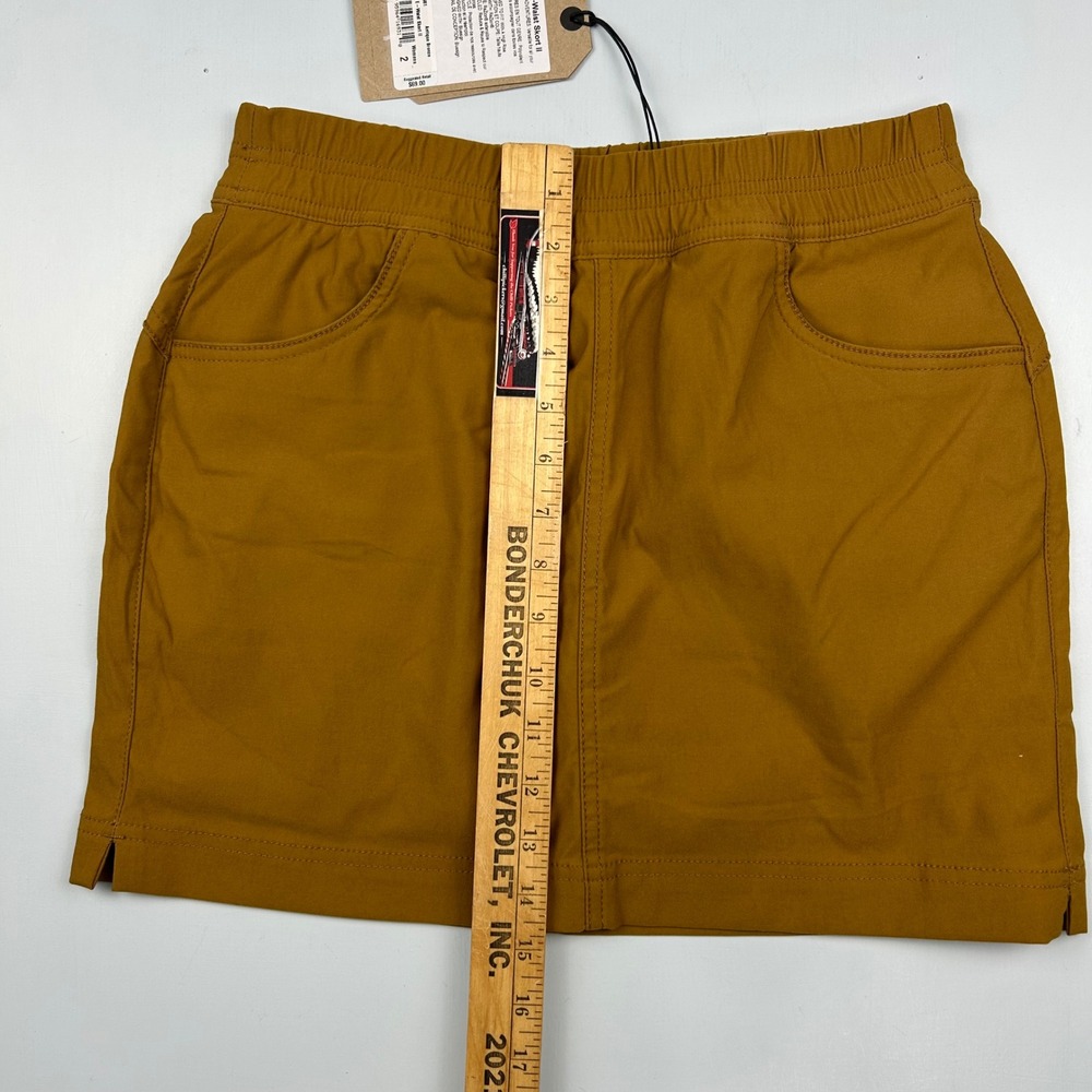 Prana Halle E-Waist Skort II Antique Bronze Women Size 2 Recycled ReZion 1971681 - Picture 7 of 11